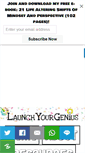 Mobile Screenshot of launchyourgenius.com